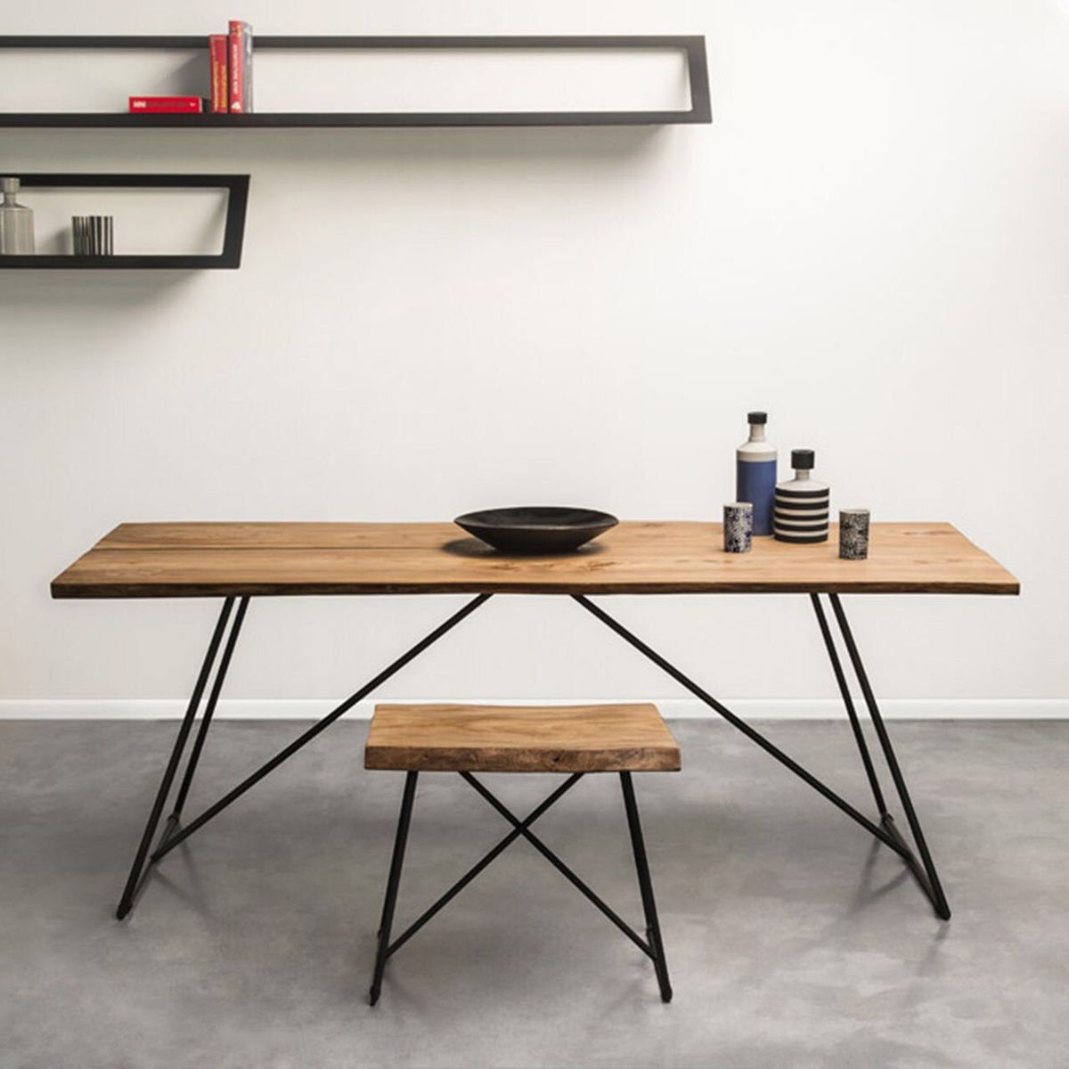 Обеденный стол с лавкой «Linea Loft»